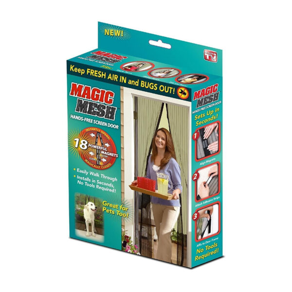 ⁦Magnetic window for protection against insects⁩ - الصورة ⁦4⁩