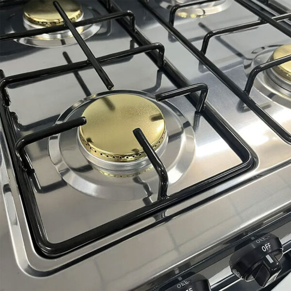 ⁦4-Burner Gas Stove with Multi-Use Stove Stand⁩ - الصورة ⁦4⁩