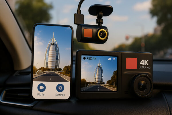 GPS داش كام مع واي فاي  و  ضمان سنة