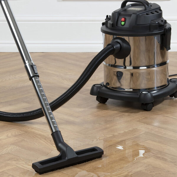 ⁦12-liter wet and dry vacuum cleaner with 1200W power and a two-year warranty⁩ - الصورة ⁦2⁩
