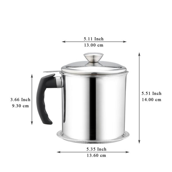 ⁦Oil strainer Pot⁩ - الصورة ⁦3⁩
