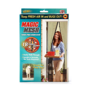 Magnetic window for protection against insects